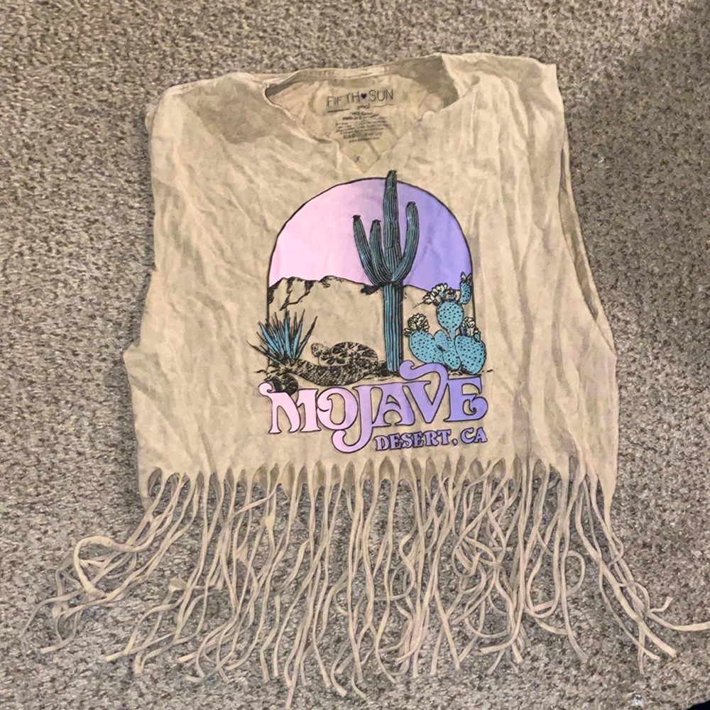 Fretted festival shirt